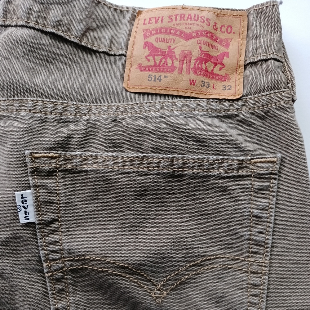 Levi's Men's Green Jeans - Picture 4 of 5